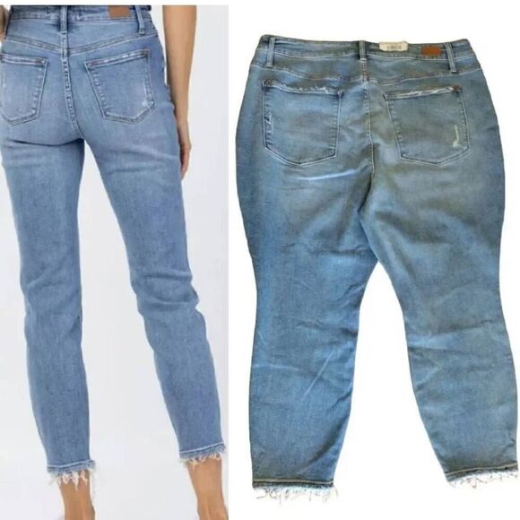 Judy Blue Mineral Wash Relaxed High Waist Jeans PlusSize 22W NWT - Picture 8 of 15
